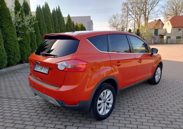 Ford Kuga cena 32700 przebieg: 198606, rok produkcji 2011 z Borne Sulinowo małe 326